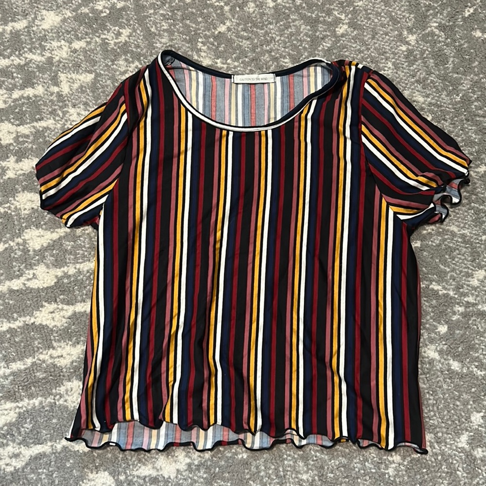 women’s striped tee